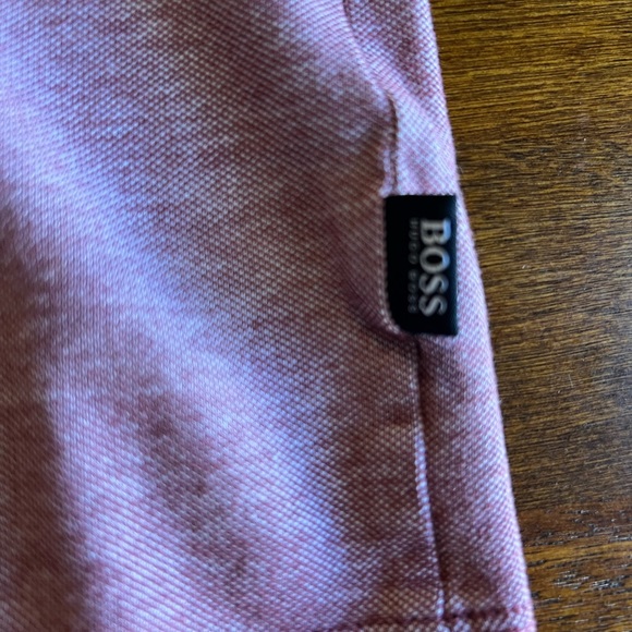 Hugo Boss Men’s Rapino Slub Short Sleeve Polo Shirt Size Medium - Picture 2 of 5